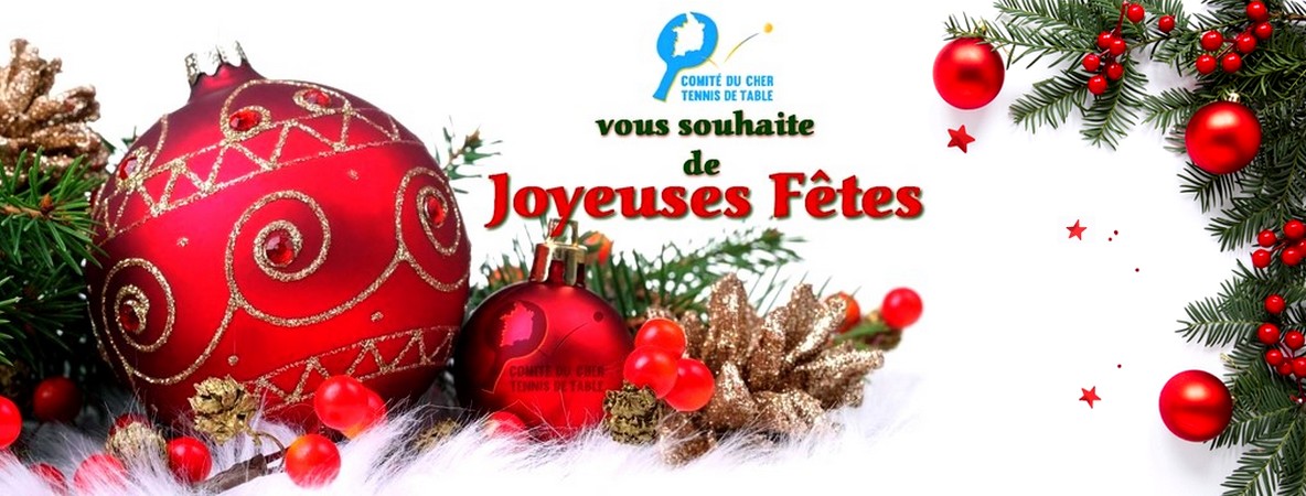 Bonnes Fetes A Toutes Et A Tous Comite Du Cher De Tennis De Table