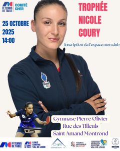 Affiche Trophée Nicole Coury 2026