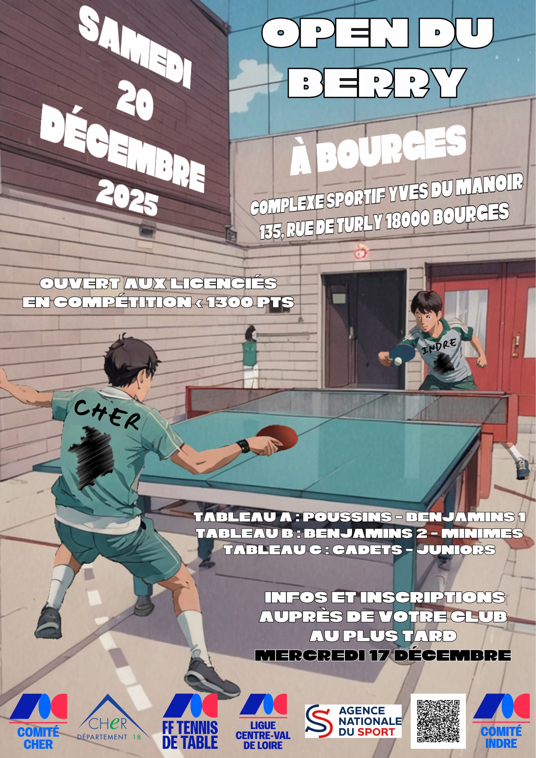 affiche open du berry 2025